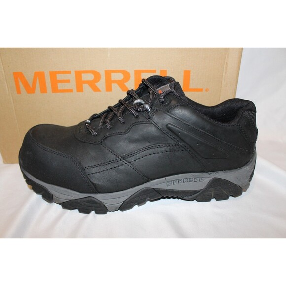 Merrell Men's Work Moab Adventure CF Sneaker Shoes Black NIB SZ 13 $160 - Picture 3 of 7